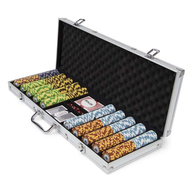 JP Commerce Monte Carlo Clay Poker Chips Set