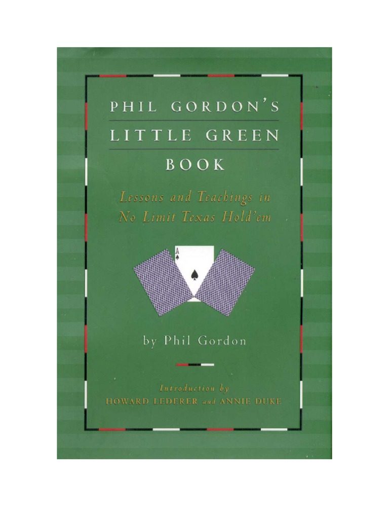 Little Green Book: Lessons and Teachings in No-Limit Texas Hold'em