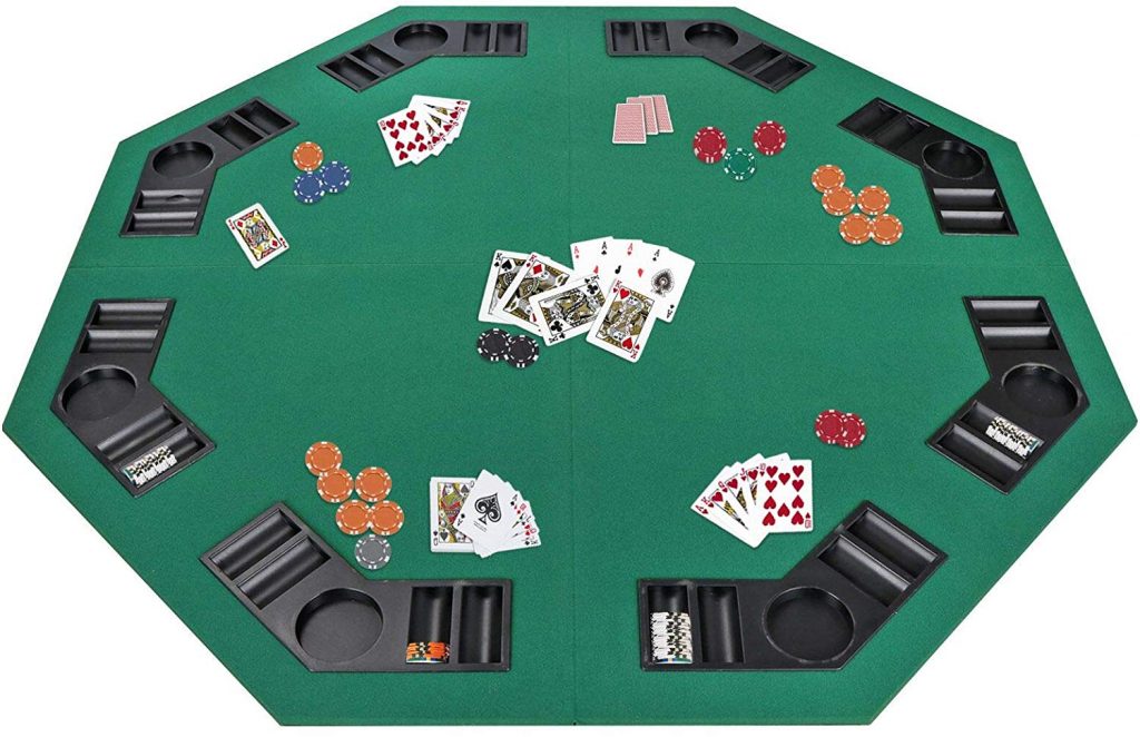 john wayne folding poker table